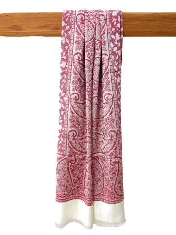 Dual Tone Reversible Self Jacquard 4 Side Paisley Border... 2