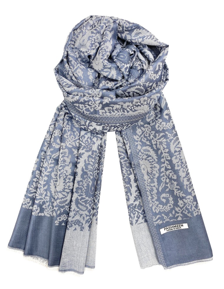 Majestic Paisley Modal Silk Scarf for Men and Women