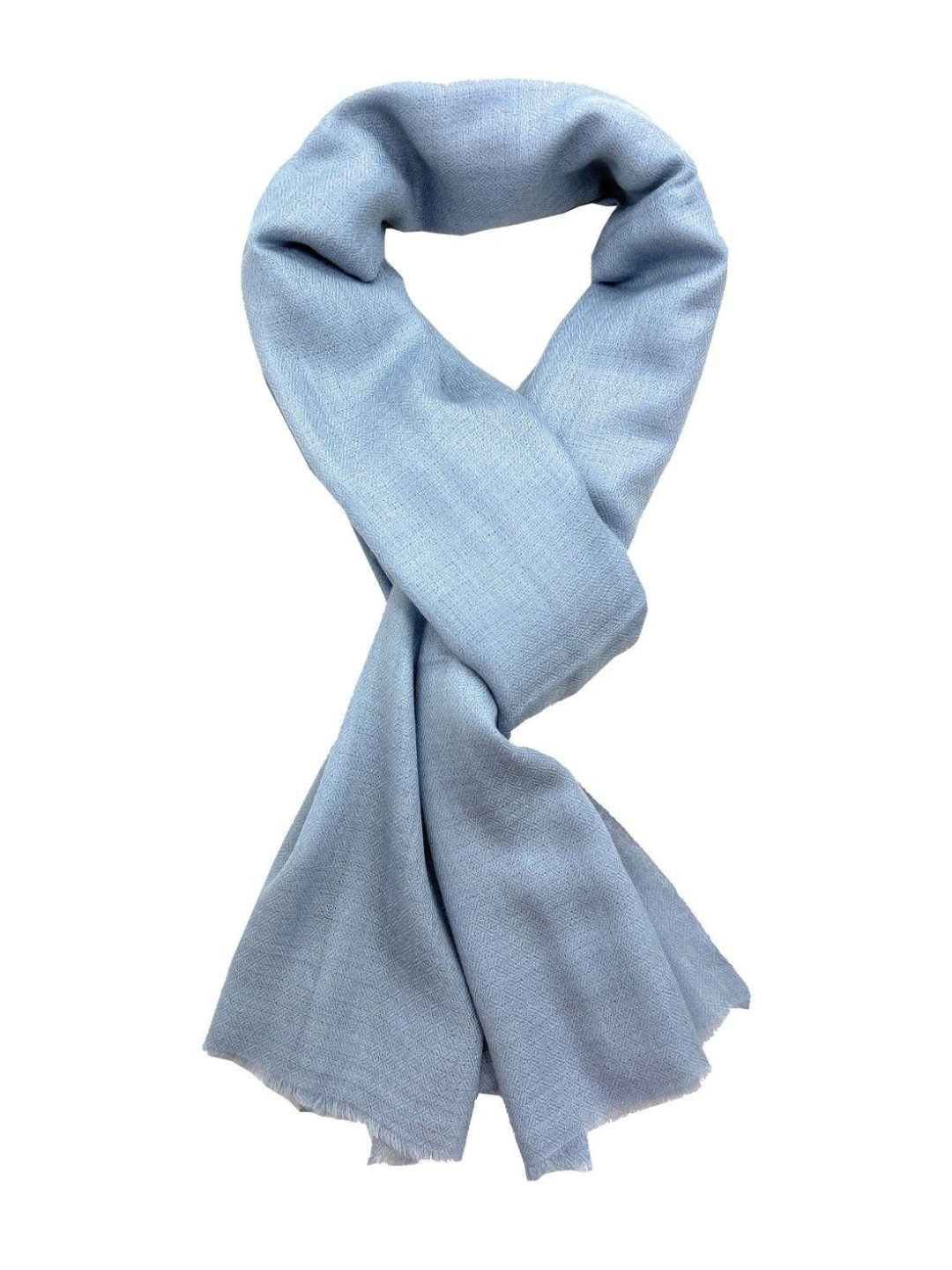 Diamond Weave Solid Color Merino Wool Pashmina Scarf