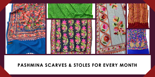 Year-Round Elegance: Pashmina Scarves & Stoles for Every Month