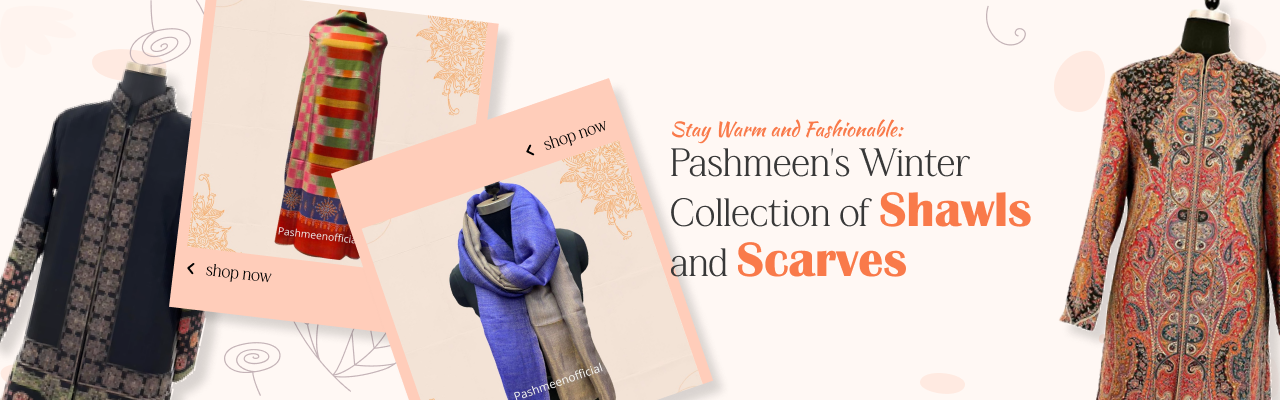 Accessorize Your Style: Pashmeen's Versatile Collection of Stoles and Scarves